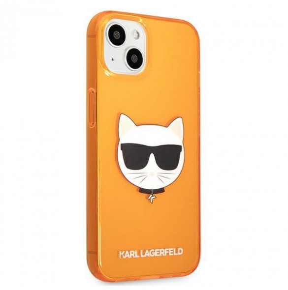 iPhone 13 Mini och väldigt snyggt skydd från Karl Lagerfeld.