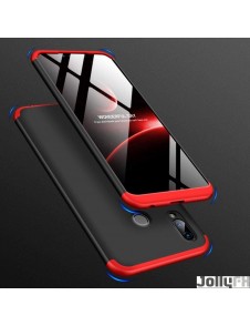 Svart-rött och väldigt snyggt skydd för Huawei Honor Play.