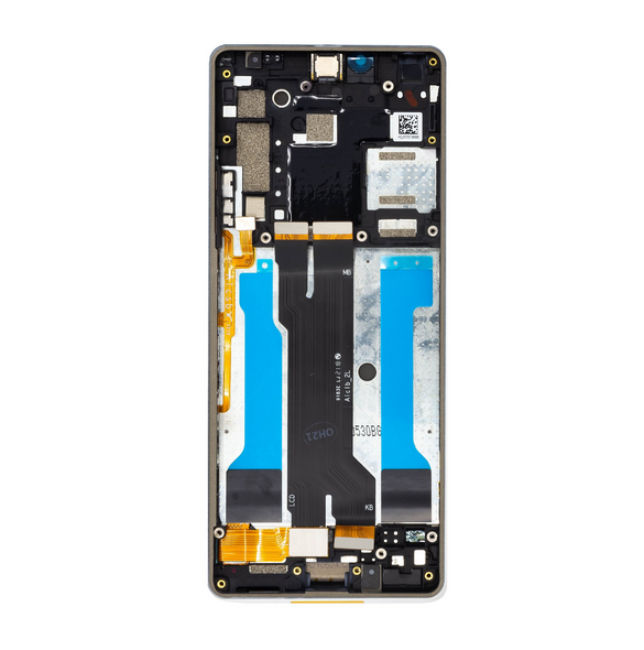 LCD-skärm + pekenhet Sony Xperia 10 III - Vit (Service Pack)