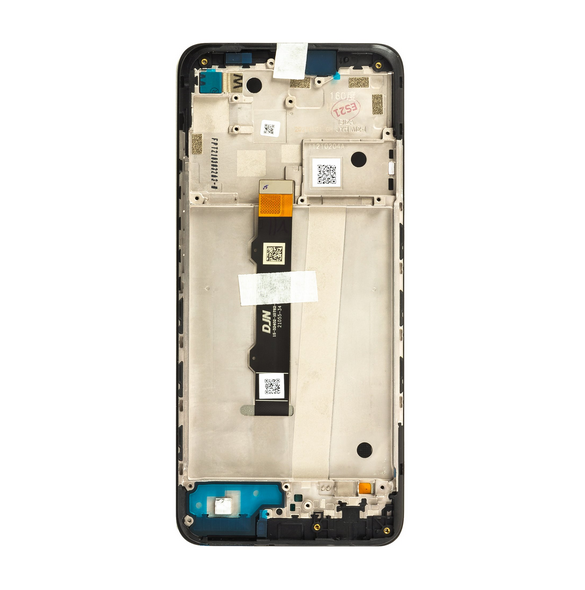 Motorola Moto G50 LCD-skärm + Touch Unit + Front Cover (Service Pack)