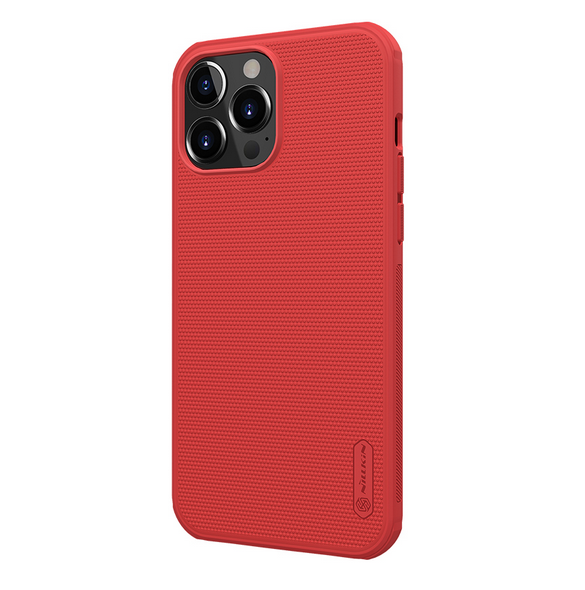 Rött och väldigt stilrent skal till iPhone 13 Pro.