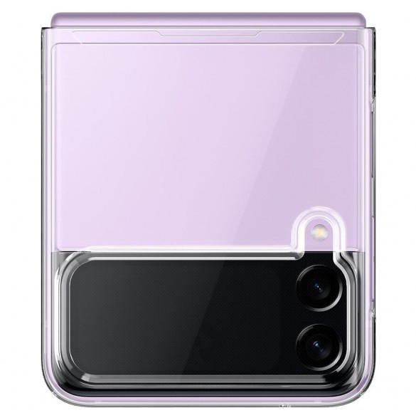 Samsung Galaxy Flip 3 och väldigt snyggt skydd från Spigen.
