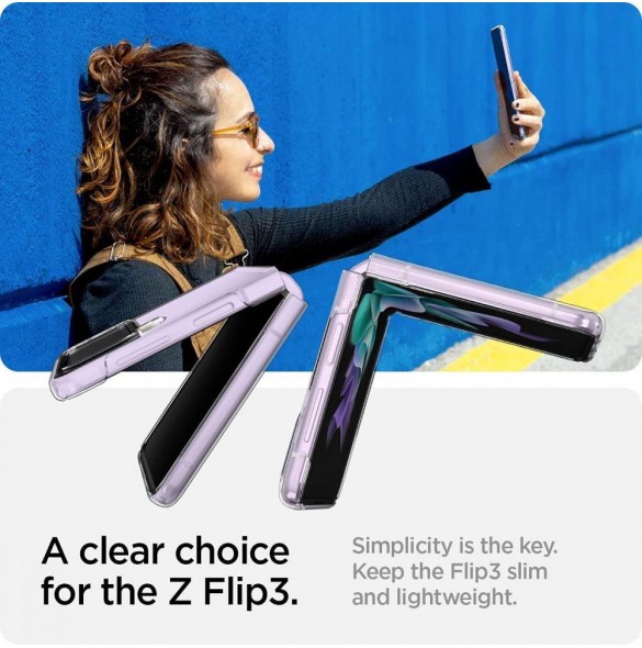 Ett snyggt skal till Samsung Galaxy Flip 3 i kvalitativt material.
