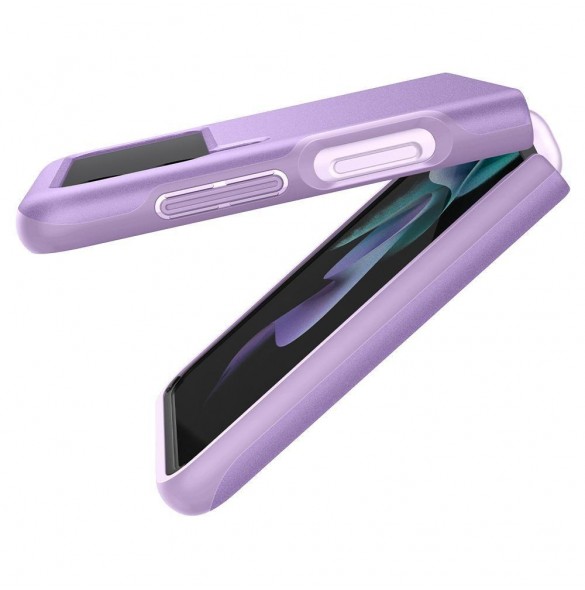 Med detta fodral kommer du att vara lugn för Samsung Galaxy Flip 3 och väldigt snyggt skydd från Spigen.