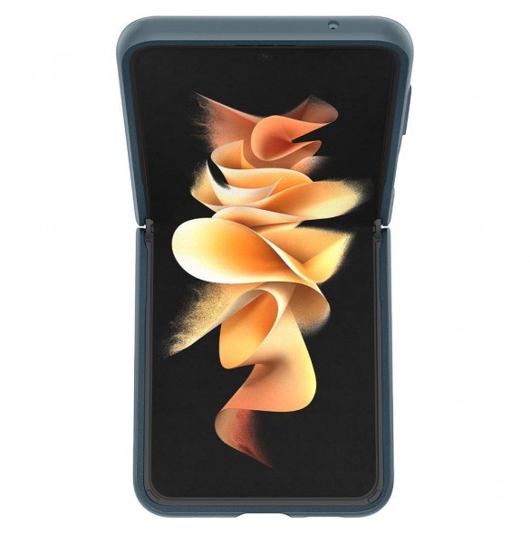 Glänsande grönt och väldigt stilrent skal till Samsung Galaxy Flip 3.