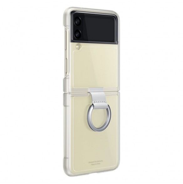 Genomskinligt och väldigt praktiskt skal från Samsung.