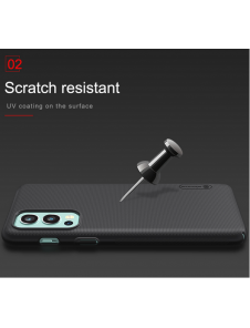 Klarrött och väldigt stilrent skal OnePlus Nord 2 5G.