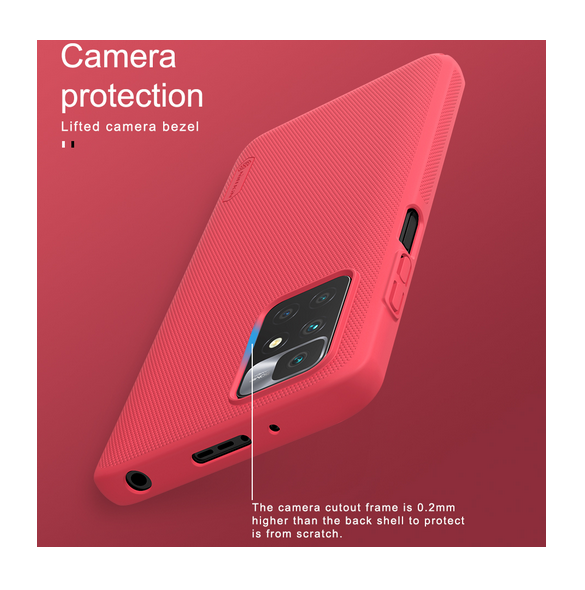 Svart och väldigt stilrent skal Xiaomi Redmi 10/10 Prime.