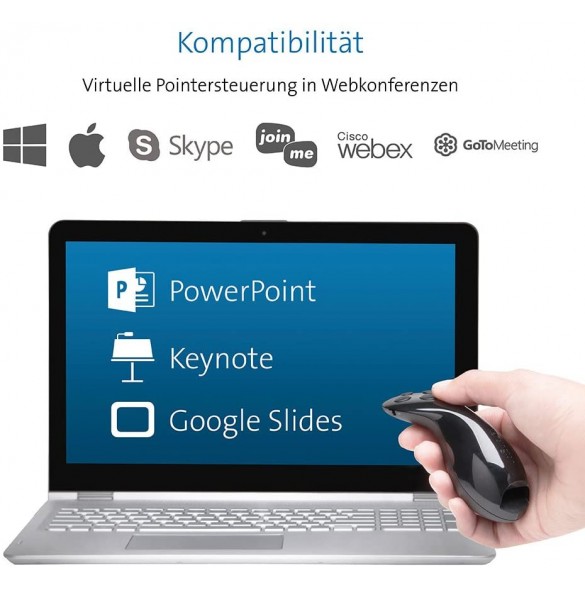 Kensington K75233EU Ultimate Presenter with Virtual Pointer for Visibility on TV