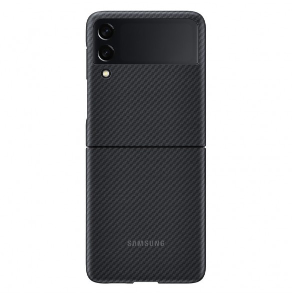 Samsung Aramid Cover-fodral till Samsung Galaxy Z Flip 3 - Svart (EF-XF711SBEGWW)