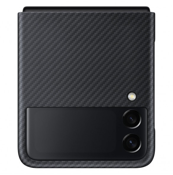 Samsung Aramid Cover-fodral till Samsung Galaxy Z Flip 3 - Svart (EF-XF711SBEGWW)