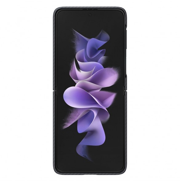 Samsung Aramid Cover-fodral till Samsung Galaxy Z Flip 3 - Svart (EF-XF711SBEGWW)