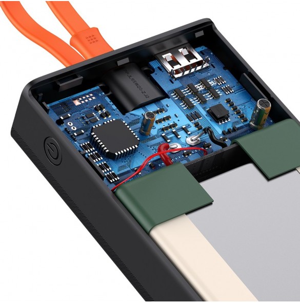 Typ-C-kabelingång: 5V / 9V / 12V / 15V ⎓ 3A, 20V ⎓ 3,25A