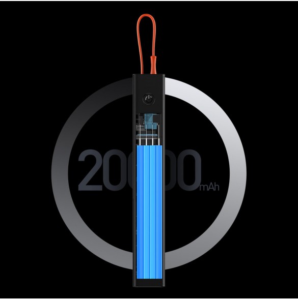 Typ-C + Typ C-kabelutgång: 20W + 45W
