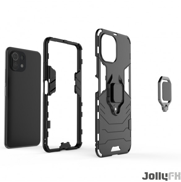 Svart och väldigt stilrent skal Xiaomi Mi 11 Lite 5G.
