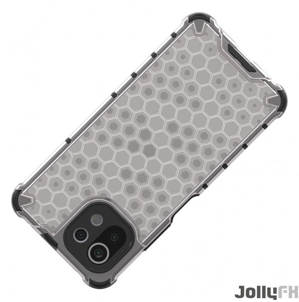 Rött och väldigt stilrent skal Xiaomi Mi 11 Lite 5G.