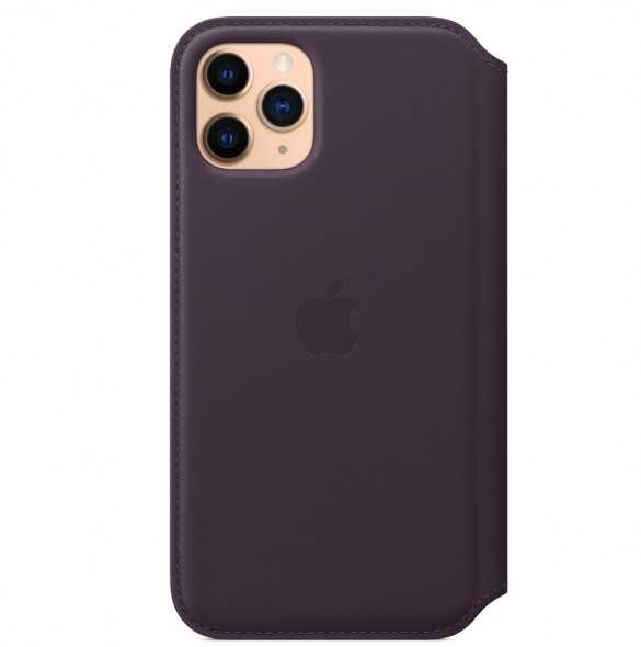 Apple MX072ZM/A Folio Väska till iPhone 11 Pro - Aubergine