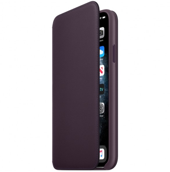 Apple MX092ZM/A Folio Väska till iPhone 11 Pro Max - Aubergine