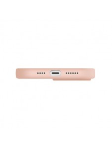 Rouge rosa och väldigt stilrent skal iPhone 13.
