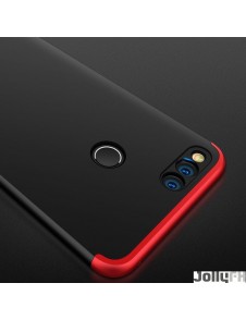 Svart-rött och väldigt snyggt skydd för Huawei Honor 7X.