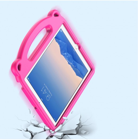 Dux Ducis Panda kids safe soft tablet case for iPad 9.7'' 2018 / iPad 9.7'' 2017 with a holder for stylus pen - Rosa