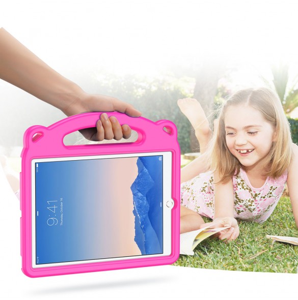 Dux Ducis Panda kids safe soft tablet case for iPad 9.7'' 2018 / iPad 9.7'' 2017 with a holder for stylus pen - Rosa
