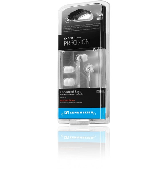 Sennheiser Cx300II In-ear hörlurar - Vit