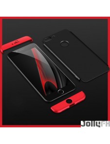 Svart-rött och väldigt snyggt skydd till iPhone 7 Plus.