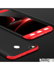Svart-rött och väldigt snyggt skydd till Xiaomi Redmi 4X.