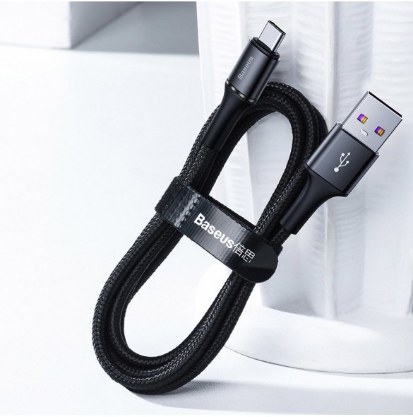 Baseus USB Type C - USB Type C cable Power Delivery Quick Charge 100 W 5 A 2 m black (CATGH-H01)