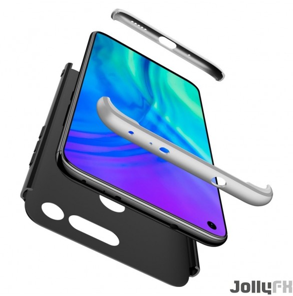 Silver och väldigt snyggt skydd för Huawei Honor View 20.