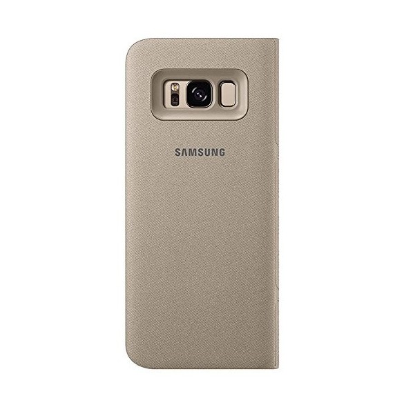 Samsung EF-NG950PFE LED View Cover vikbart fodral till Samsung Galaxy S8 - Guld