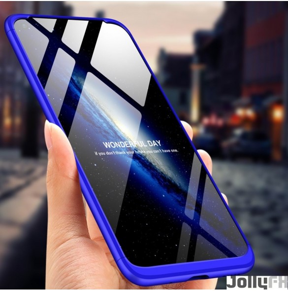 Blå och väldigt snyggt fodral för Huawei Honor View 20.