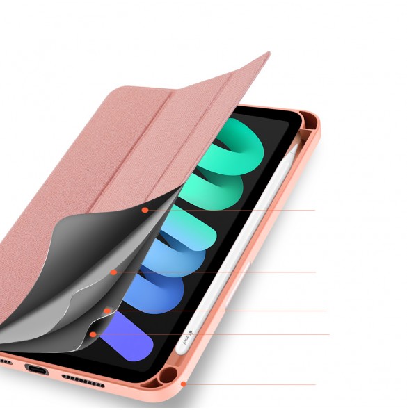 Rosa och väldigt stilrent skal till iPad Mini 2021.