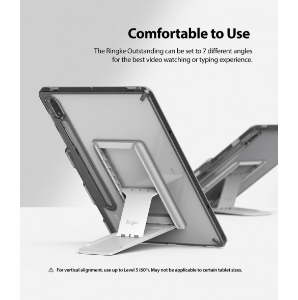 Grått och väldigt stilrent skal till Samsung Galaxy Tab S7.