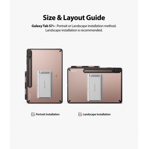 Vackert och pålitligt skyddsfodral för Samsung Galaxy Tab S7 Plus.