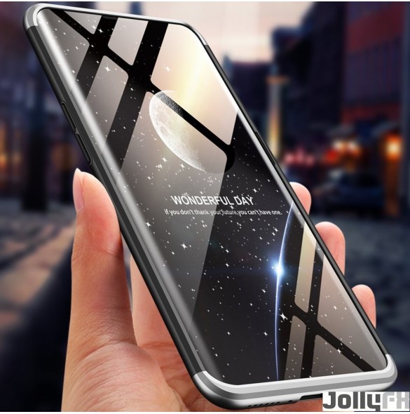 Silver och väldigt snyggt skydd för Oppo Find X.