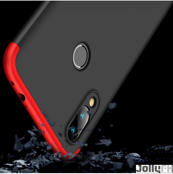 Svart-rött och väldigt snyggt skydd för Xiaomi Redmi Note 7.