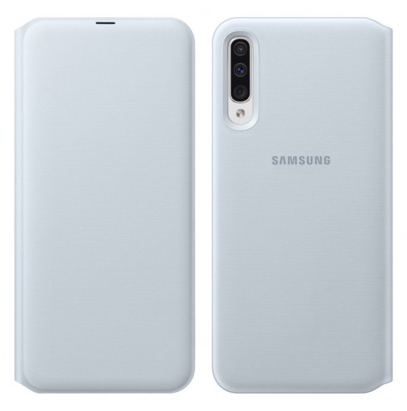 Vitt och väldigt snyggt skydd till Samsung Galaxy A50.
