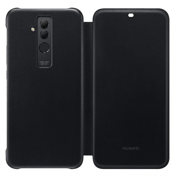 Svart och väldigt snyggt skydd för Huawei Mate 20 Lite.