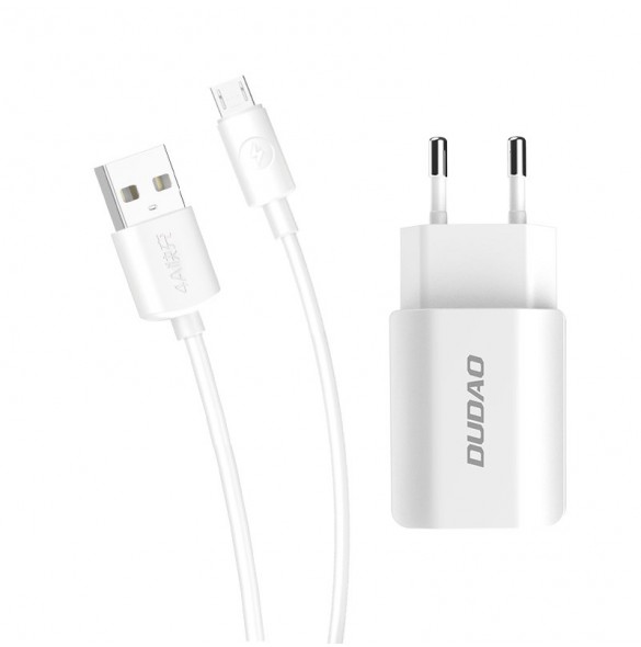Setet innehåller: laddare, 1m micro USB-kabel