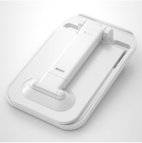 Designad ergonomi, tyngdpunkt och silikoninsatser gör att inte ens starka vibrationer får telefonen att falla på bordet.