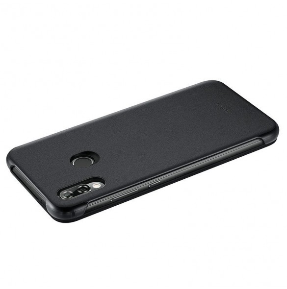 Svart och väldigt snyggt skydd för Huawei P20 Lite.