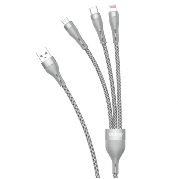 Pluggar: USB / USB Typ C / microUSB / Lightning
Material: PVC + nylon