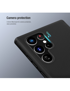 Svart och väldigt stilrent skal till Samsung Galaxy S22 Ultra 5G.