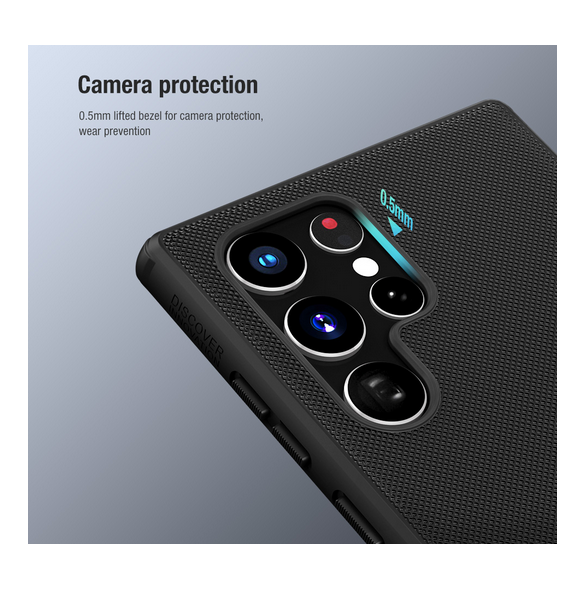 Svart och väldigt stilrent skal till Samsung Galaxy S22 Ultra 5G.