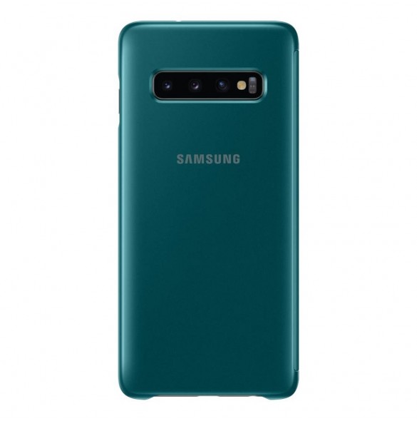 Grönt och väldigt snyggt skydd till Samsung Galaxy S10.