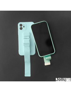 Marinblått och väldigt stilrent skal iPhone 13 Mini.
