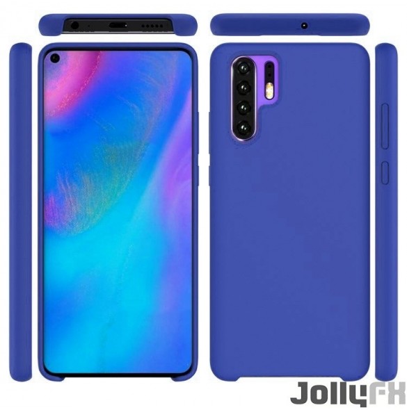 Mörkblå och väldigt snyggt skydd för Huawei P30 Pro.