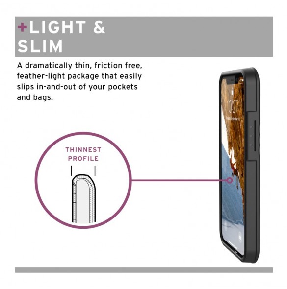 U by UAG iPhone 12 Mini, U Anchor Cover, Svart (11234M314040)